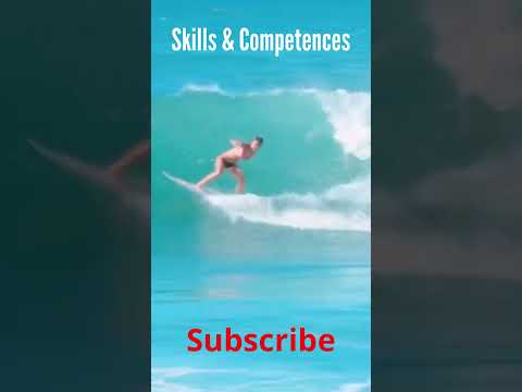 Skills And Competences| Girls surfing   #shorts