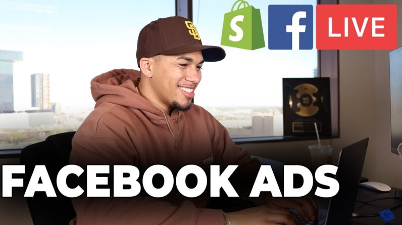 Facebook Ads for Shopify Dropshipping Live Stream + Giveaway