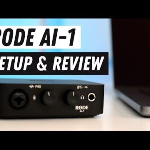 Rode AI-1 USB Audio Interface (Setup + Review)