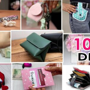 10 SUPER FAST & EASY DIY POUCH COINS CRAFTS JUST IN 3 MIN TO MAKE EACH