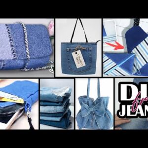 HOW TO RECYCLE JEANS 6 MOST POPULAR SEW CRAFTS FOR GIRLS