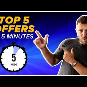 Top 5 ClickBank Offers to Promote in 5 Minutes OR LESS! - September 2022
