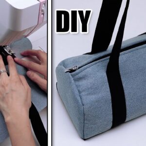 DIY Travel Bag Tutorial Step by Step #bagmaking #sewing #sewinghacks