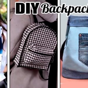 DIY Backpack How to make step by step