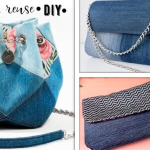 DIY Jeans Bag Making at Home Clothes recycle