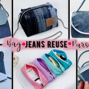 DIY Jeans Bag Making at Home Jeans Reuse Ideas