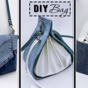 DIY JEANS BAG MAKING AT HOME ♥ No Spend Money